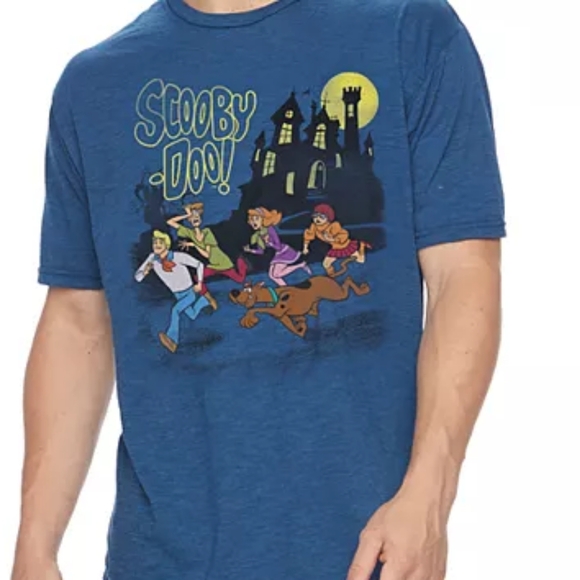 Scooby-Doo Blue Graphic T-Shirt - Picture 2 of 2